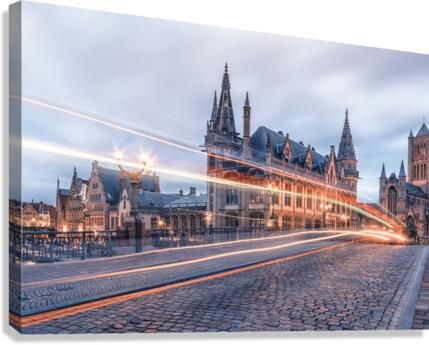 Bruges City Canvas Print