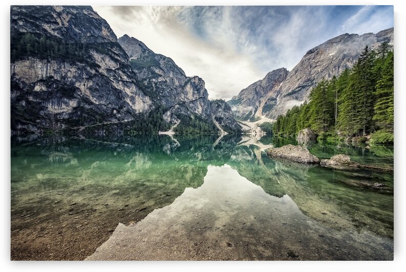 Reflection at Braies by Manjik Pictures