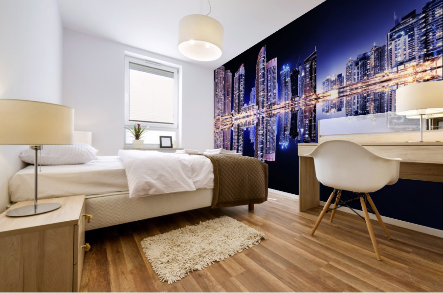 Dubai Marina Mural print