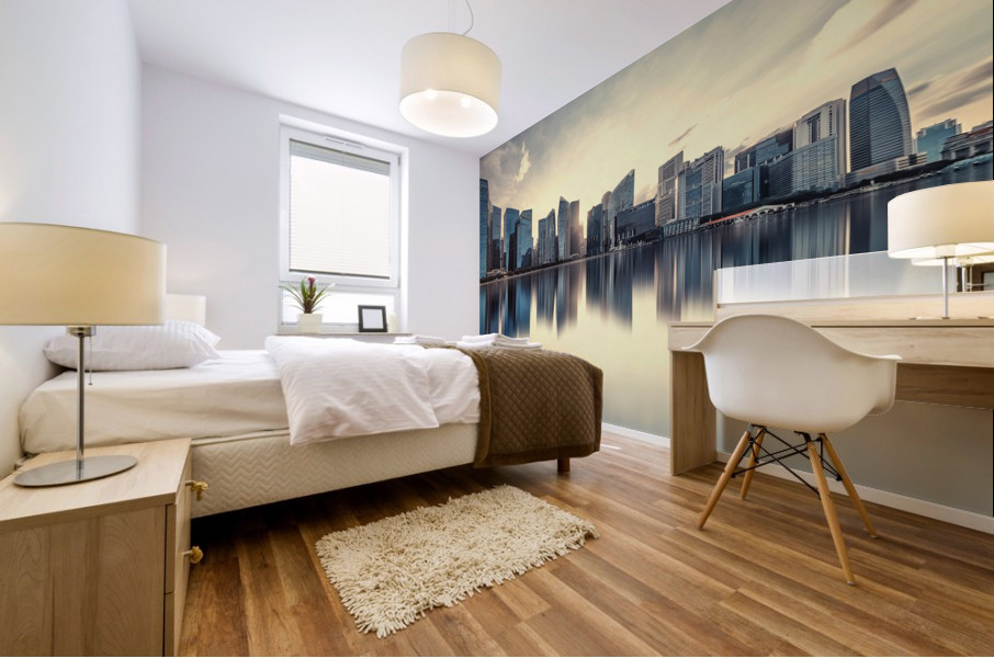 Corporate buildings Mural print