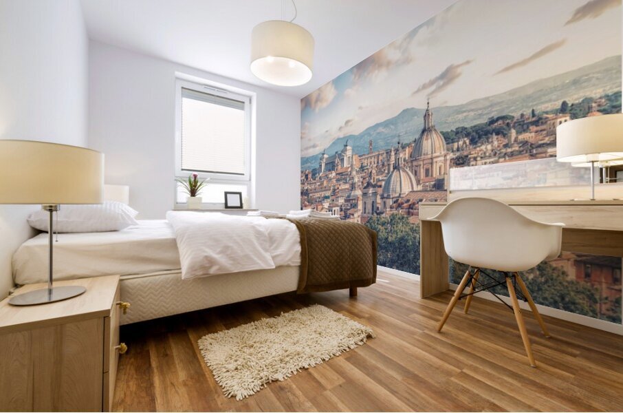  Rome Roofs Mural print