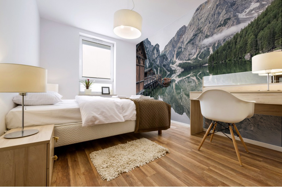 Braies reflection Mural print