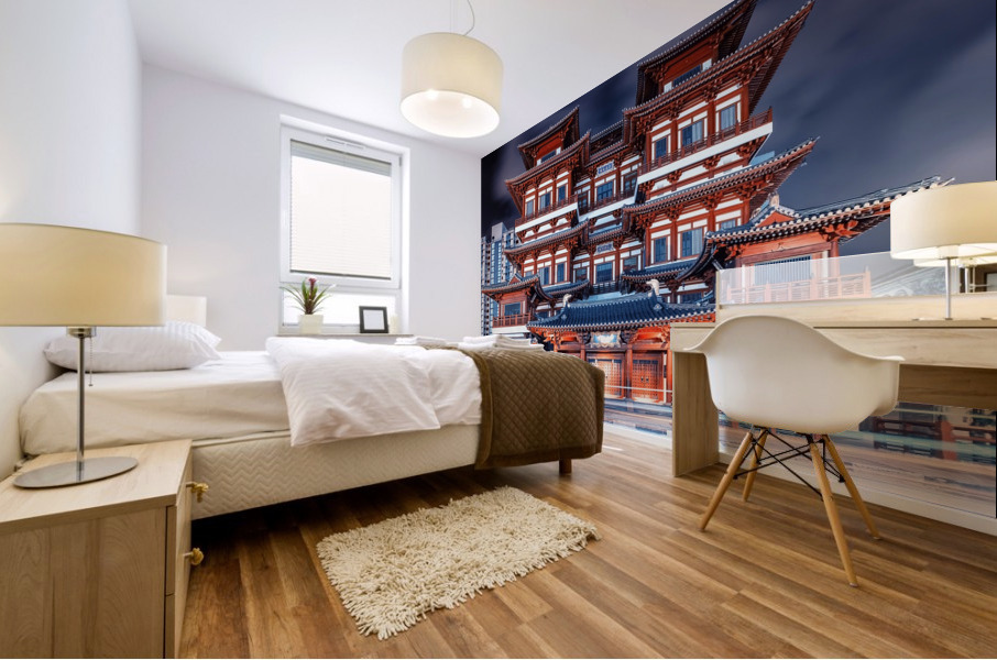  Singapore night Mural print
