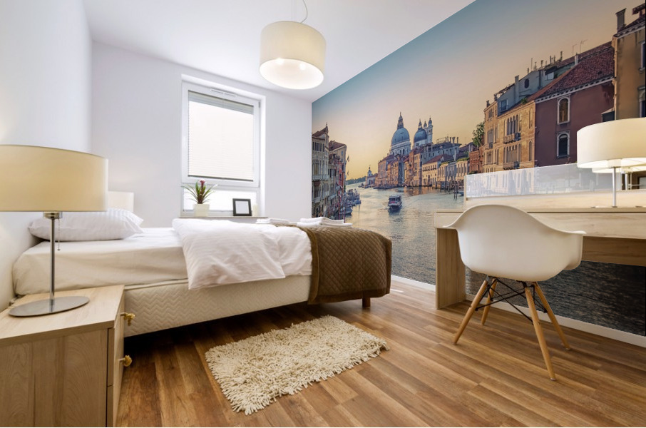 Romantic city Mural print