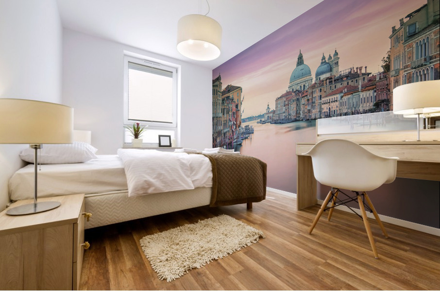 Pink Venice Mural print