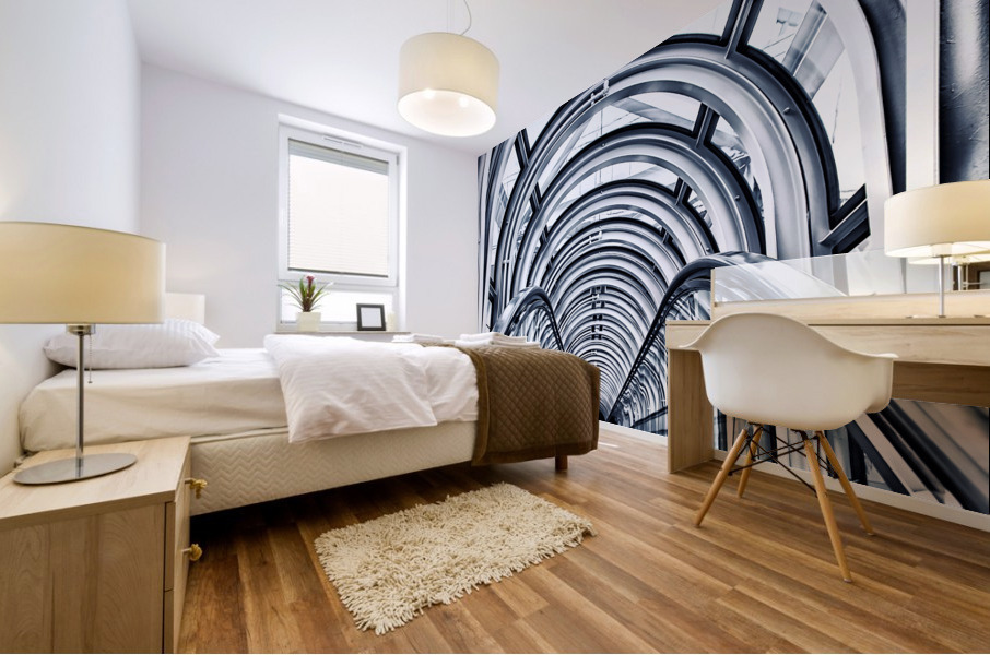 The way down Mural print