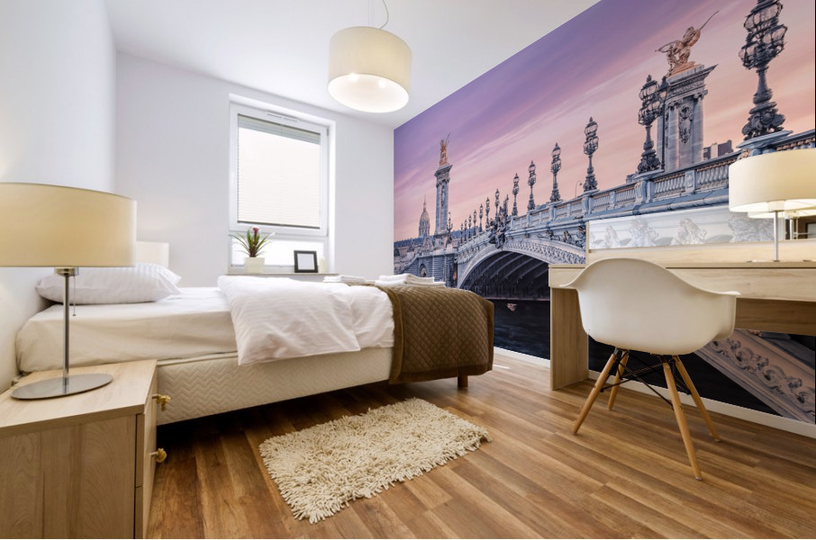 Romantic sunset Mural print