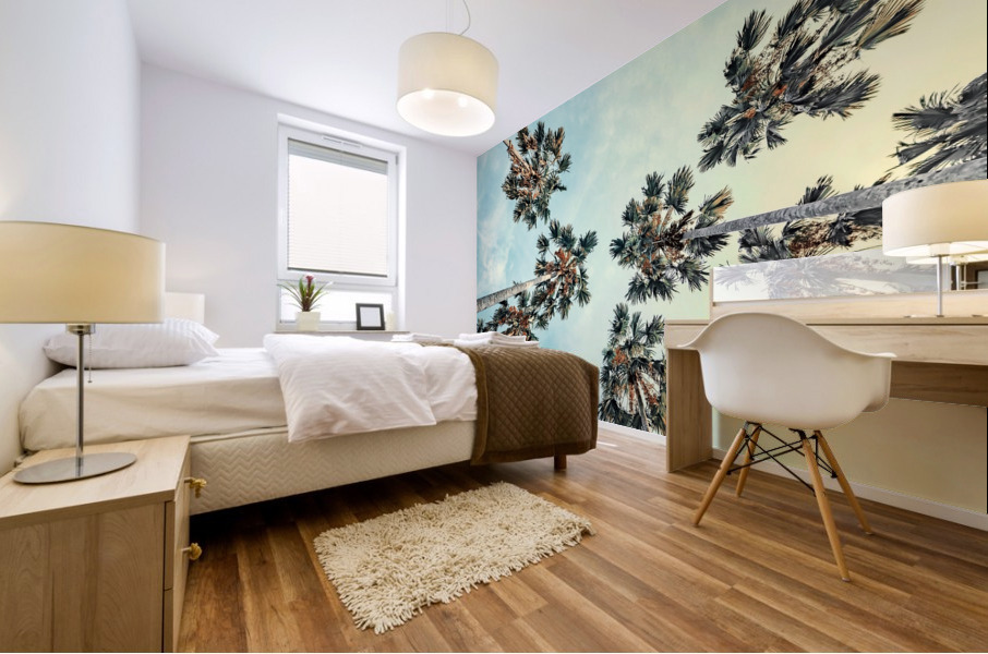 Palm trees Mural print
