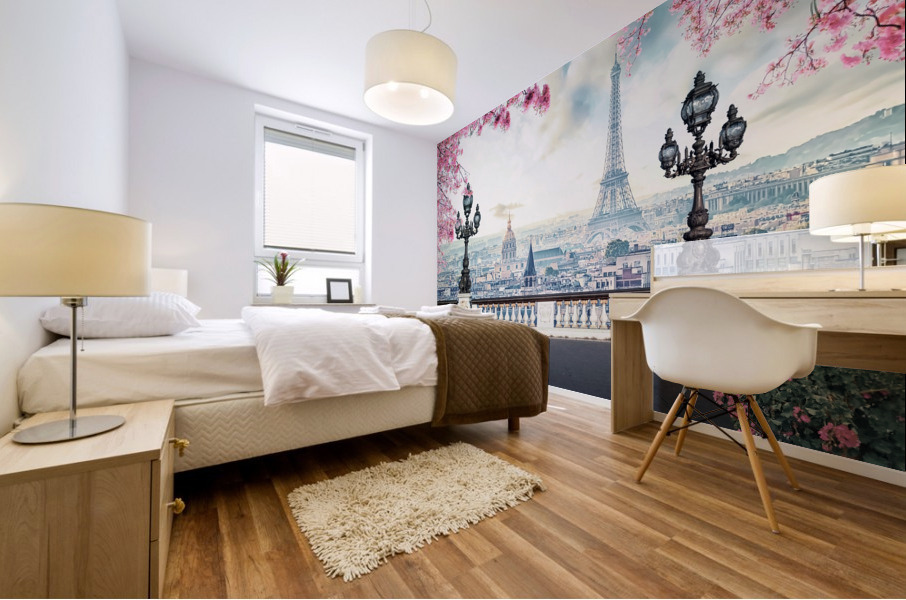  Spring in Paris Mural print