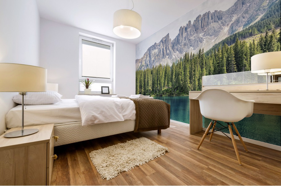 Turquoise Lake Mural print