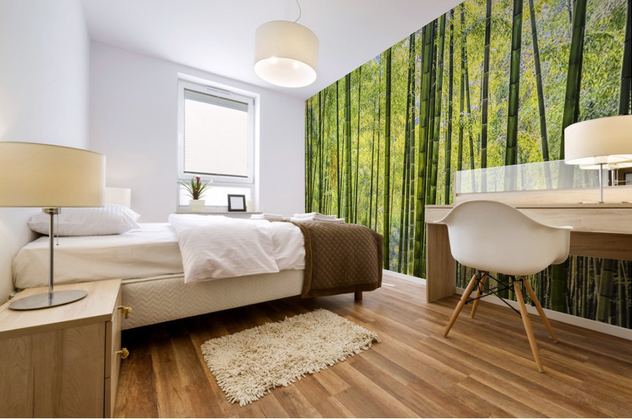 Bamboo Wall Mural print