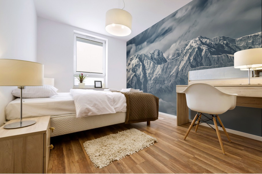 Annapurna Mountain Range Mural print