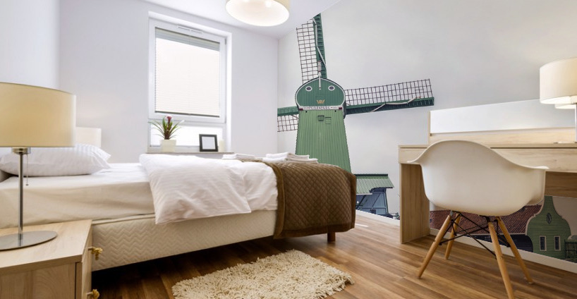 Zaanse Schans Mural print