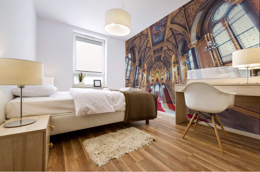 Hungarian Parliament Interior Mural print