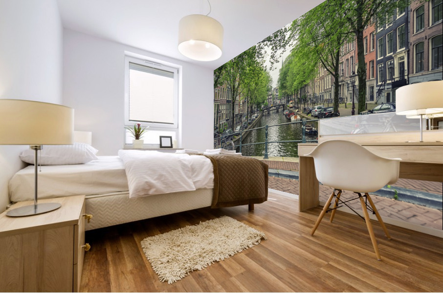 Amsterdam Canal Mural print