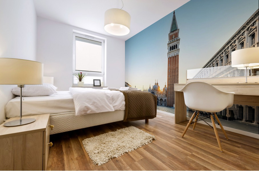 St Marks Square Mural print