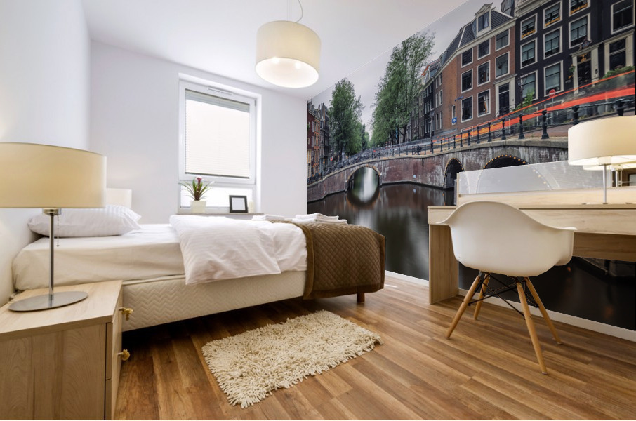 Canal Corner Mural print