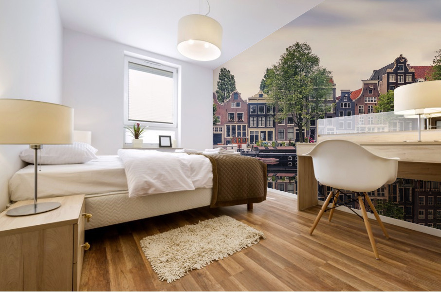 Amsterdam Reflection Mural print