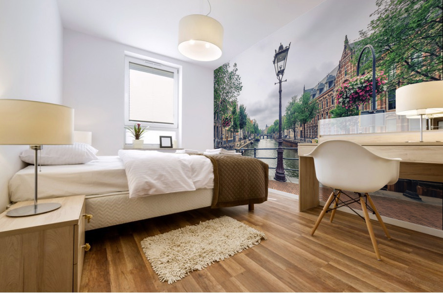 Amsterdam downtown Mural print