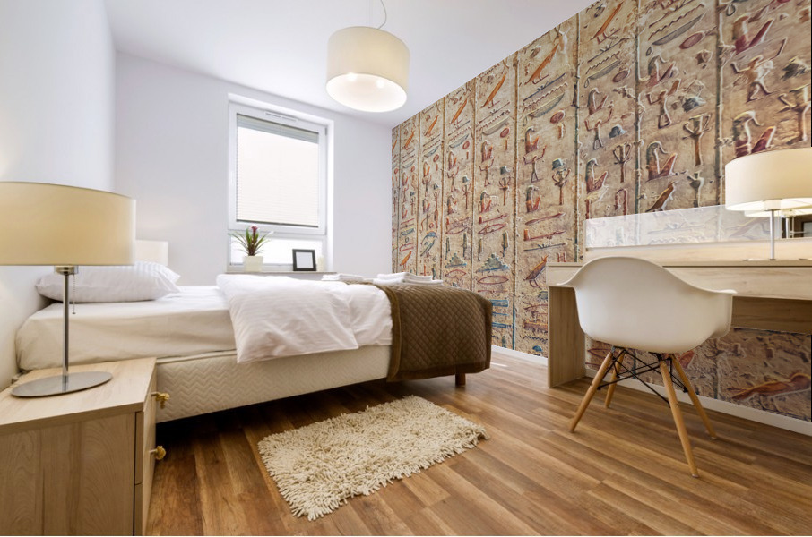 Hieroglyphs Mural print