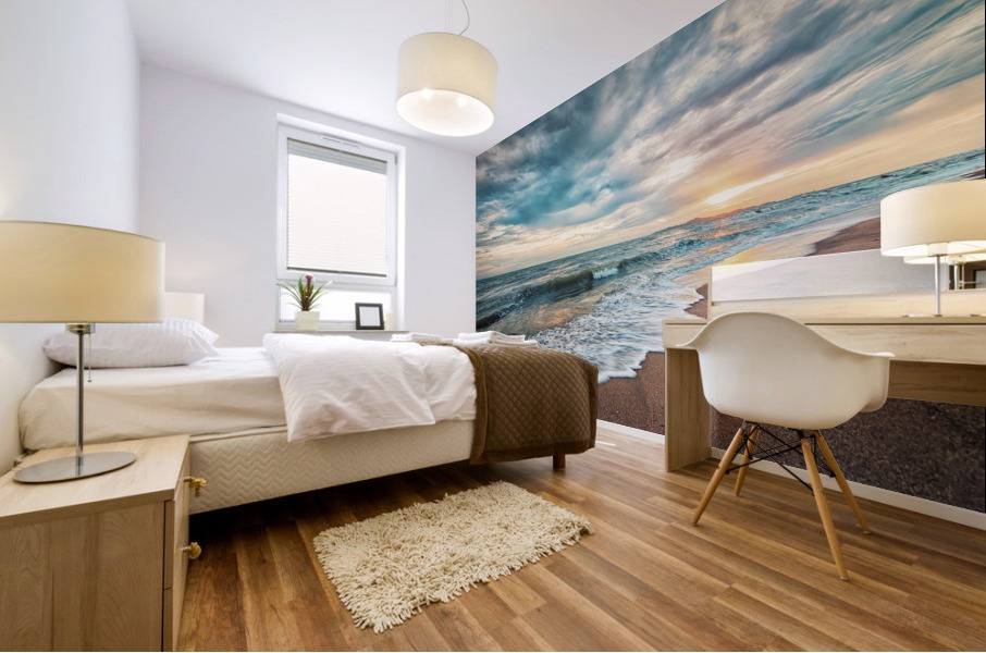 Sunset Beach Mural print