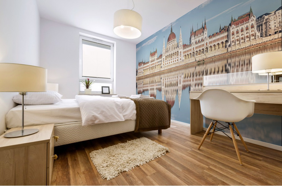 Parliament Reflection Mural print