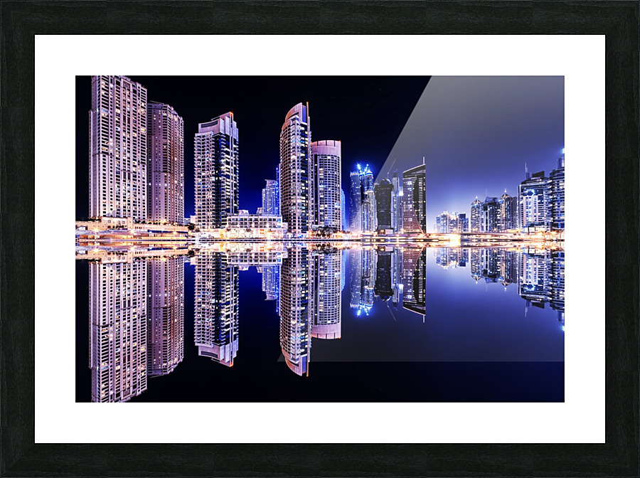Dubai Marina Picture Frame print