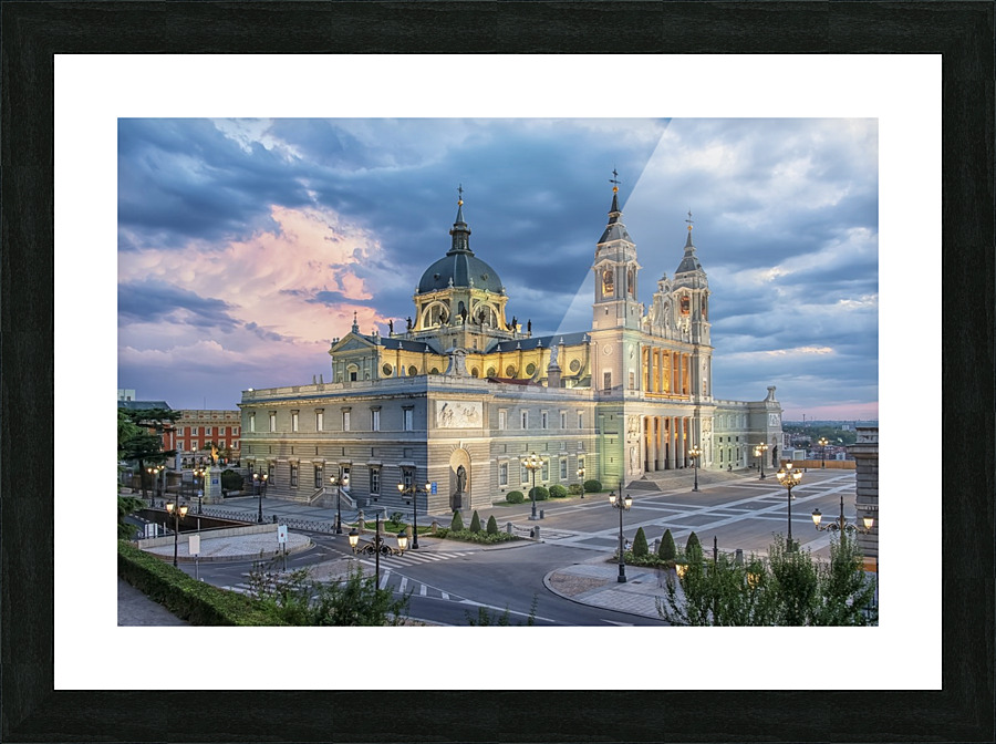 Architecture in Madrid Picture Frame print