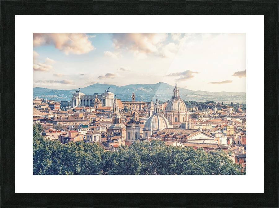  Rome Roofs Picture Frame print