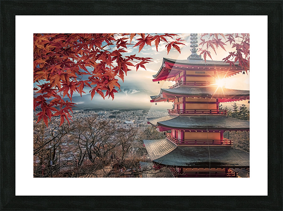 Chureito Picture Frame print