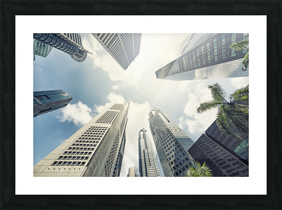 Business district Picture Frame print
