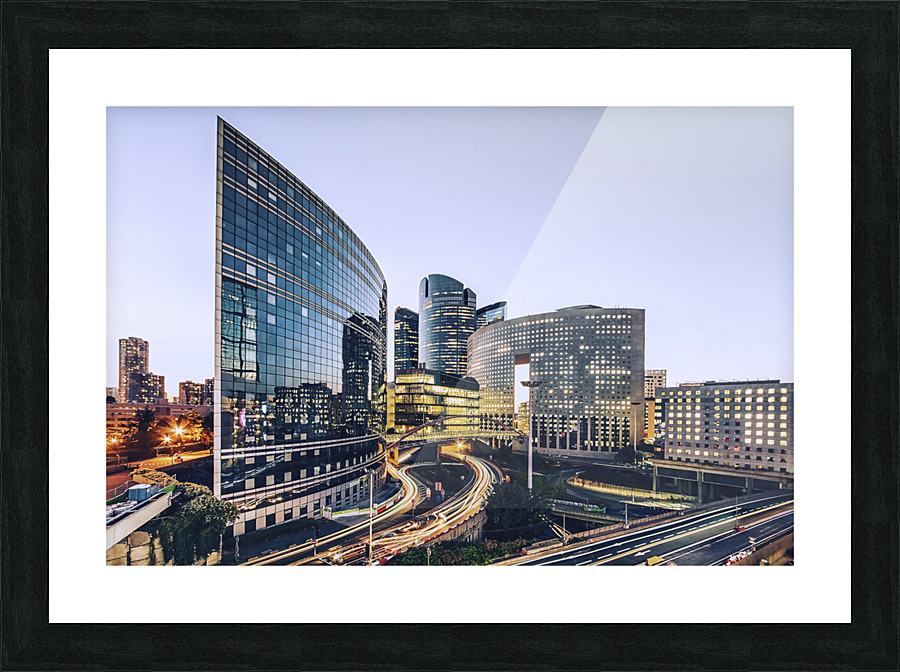La Defense Picture Frame print