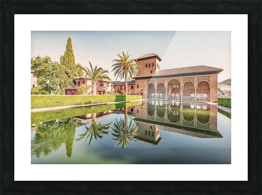 Alhambra Reflection Picture Frame print