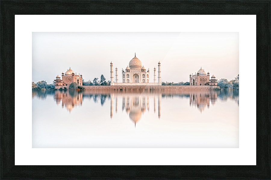 Taj reflection Picture Frame print