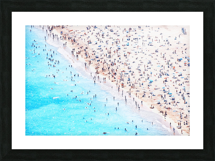 The beach Picture Frame print