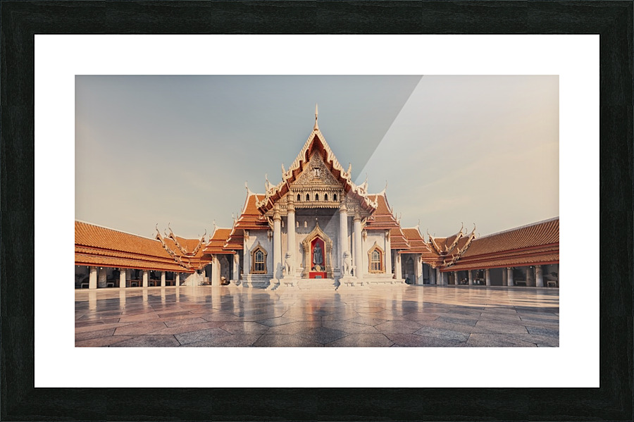 Wat Benchama Bophit Picture Frame print