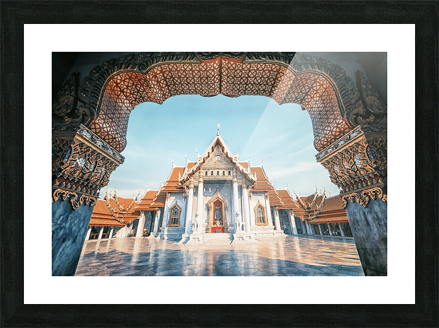 Marble temple Picture Frame print