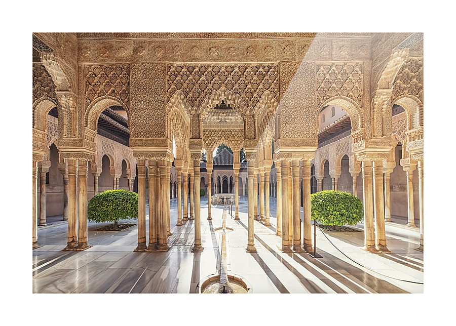 Alhambra Palace Picture Frame print