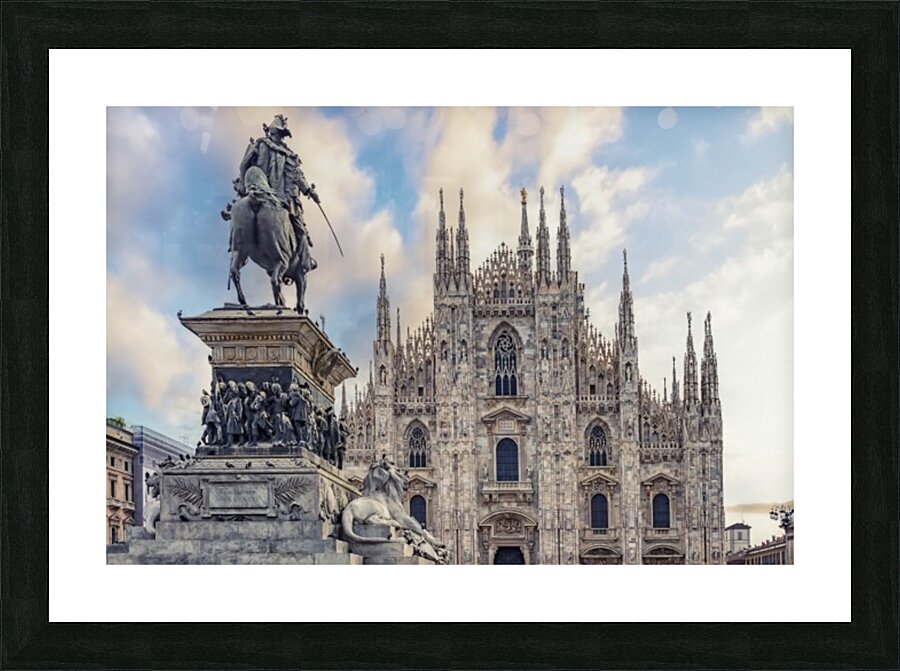  Piazza del Duomo Picture Frame print