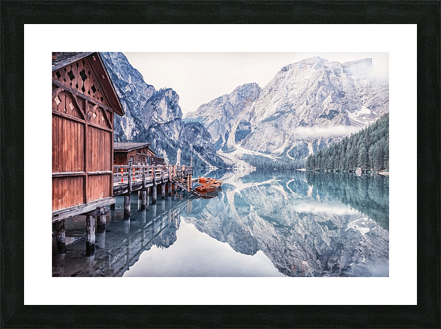 Cold Morning Picture Frame print