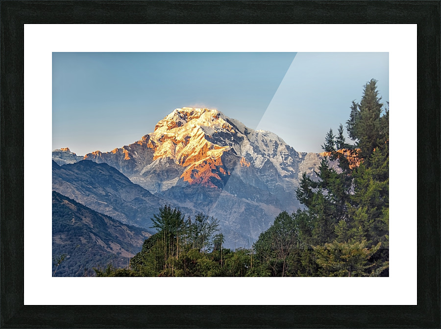 Annapurna sunset Picture Frame print