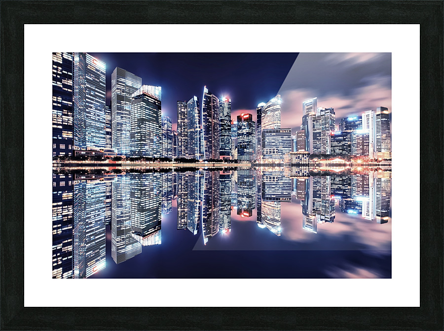 Marina Bay Picture Frame print