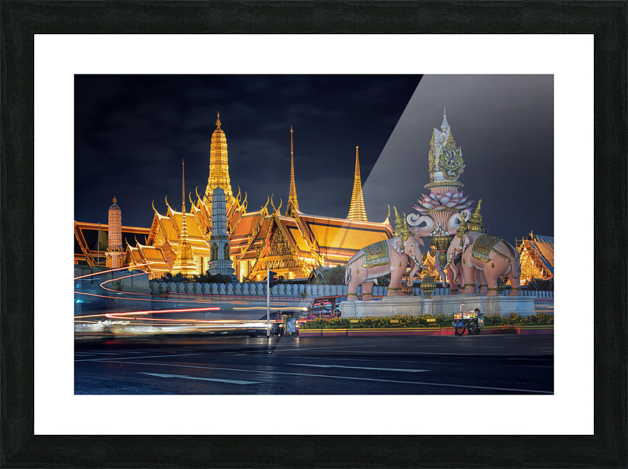 Grand Palace by night Picture Frame print