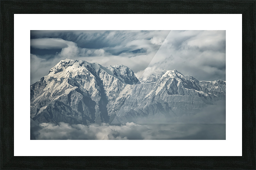 Annapurna Mountain Range Picture Frame print