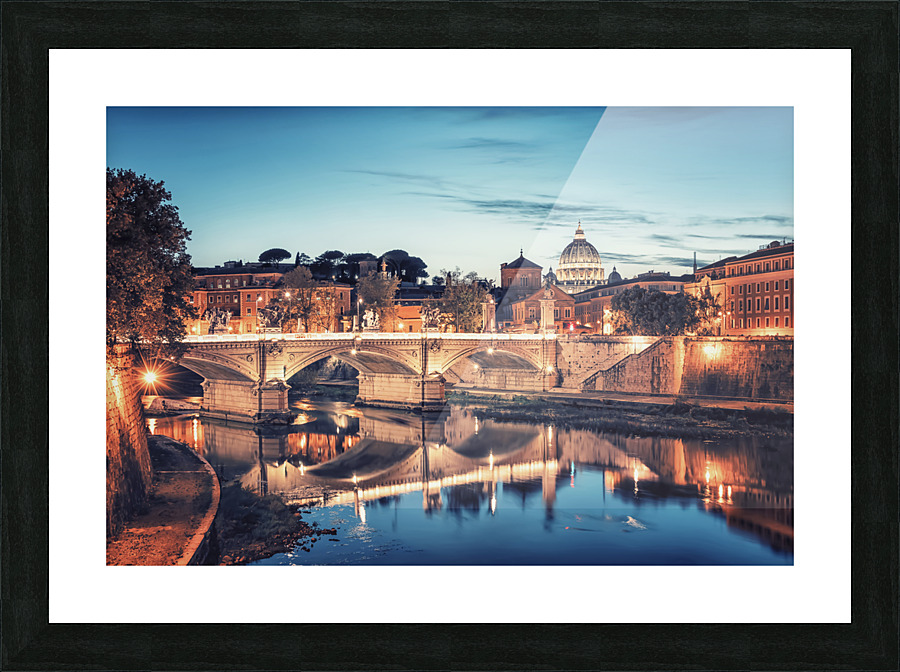 Rome Reflection Picture Frame print