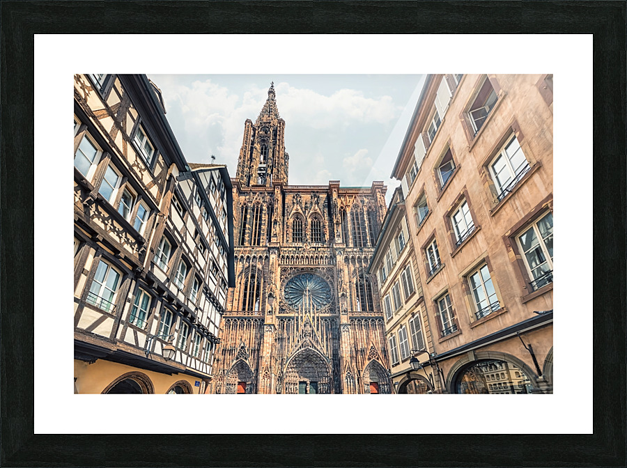  Strasbourg Cathedral Picture Frame print