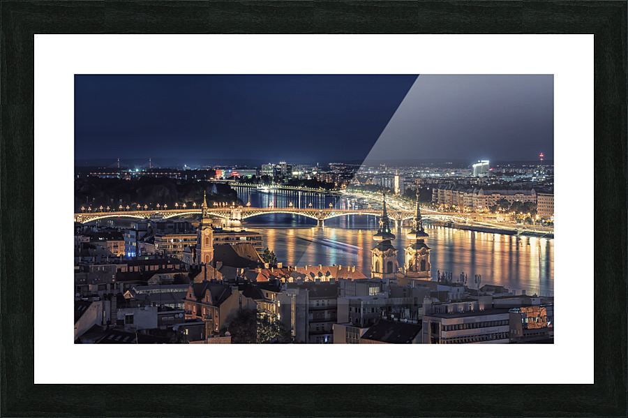 Budapest Panorama Picture Frame print