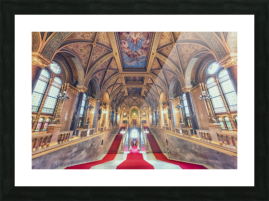 Hungarian Parliament Interior Picture Frame print