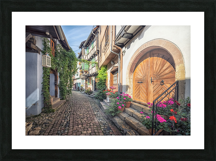 Eguisheim Street Picture Frame print