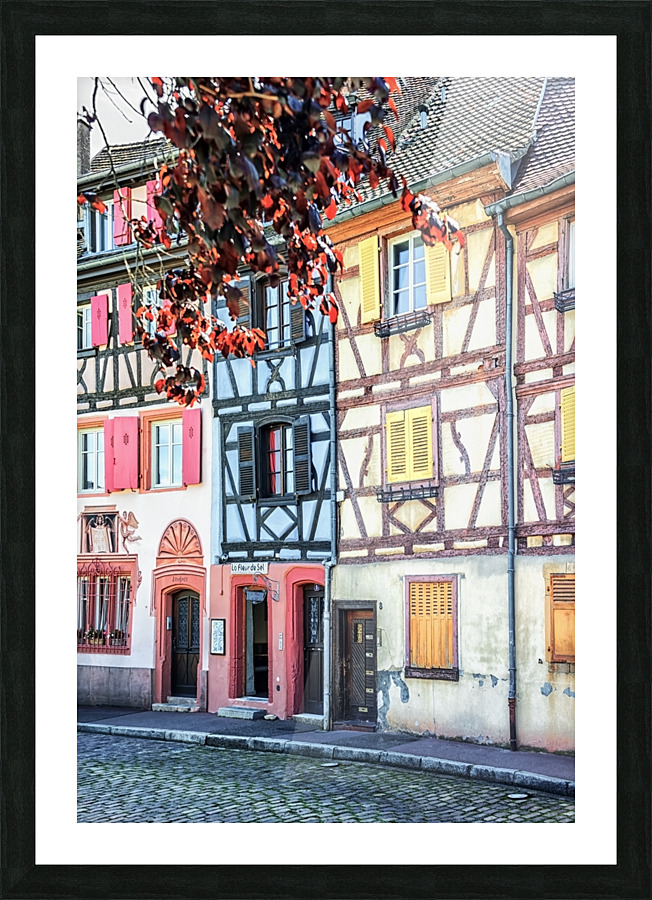 Colmar Facade Picture Frame print